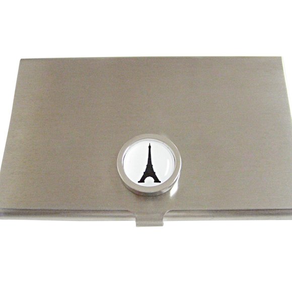 France Eiffel Tower Pendant Business Card Holder